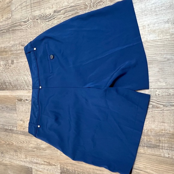 Lady Hagen Essentials Golf Shorts Navy Blue Size 2 Stretch Flat Front Pockets - Picture 8 of 8
